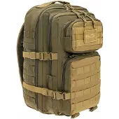 Mil-Tec US Assault Pack 36L (Color: Ranger Green/Coyote)