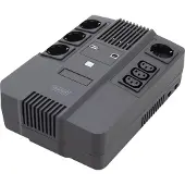 Assmann ALL-IN-ONE UPS, 600VA/360W, LED 12V/7AH X1, 4X CEE 7/7,3X IEC C13, USB, RJ45 (DN-170110)