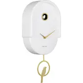 Karlsson seinäkello Tweet white KA6069WH
