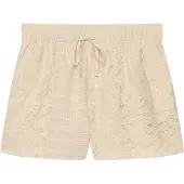 Superdry for woman. W7110516A Beige Lace Shorts (S), Casual, Cotton