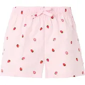 Hunkemoller Pyjamahousut vaaleanpunainen / punainen