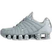 Nike Matalavartiset tennarit 'Shox' basaltinharmaa / hopea