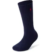 Ralph Lauren Cotton-Blend Crew Socks - Blue - ONE SIZE