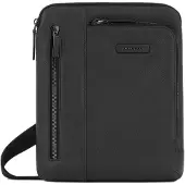 Piquadro Modus Crossbody-laukku Nahka 22 cm Musta