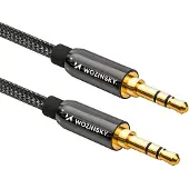 Wozinsky UNIVERSAL CABLE MINI JACK 2X AUX CABLE 3 M BLACK