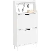 SoBuy Kenkäkaappi FSR221-W Valkoinen