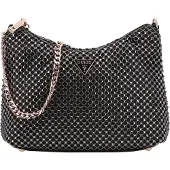 GUESS Zalina Top Zip Shoulder Bag - Black - ONE SIZE