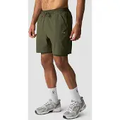 ICANIWILL Workout 2-in-1 Shorts Dark Khaki Green