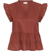 Kaffe Kavalerie Top - Brown - 40