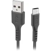 SBS TECABLEMICRO2K, 2 m, USB A, Micro-USB B, USB 2.0, Musta