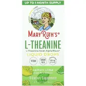 MaryRuth Organics L-Theani nestemäiset tipat, sitruuna-lime - 60 ml