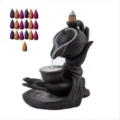 Torribaly Burner Buddha -käsisuihkulla varustettu suitsukevesiputouspidike