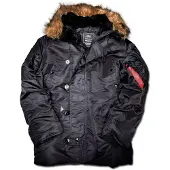 Alpha industries Talviparka 'N3B' musta