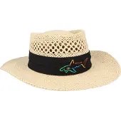 Greg Norman Signature Straw UNI Natural Hattu