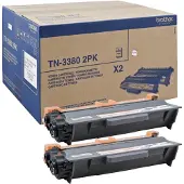 Brother TN3380TWIN-laservärikasettipakkaus, musta, 2 kpl