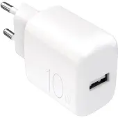 Puro PROLITE 10W USB-A mains charger - white
