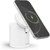 SBS 2-in-1 Wireless Magnetic Charging Station - White