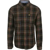 Superdry for man. M4010727A Lumberjack green shirt (XXL), Casual, Cotton, Long sleeve