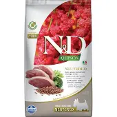Farmina N&D Quinoa Neutered Adult Mini Duck, Quinoa, Broccoli, Asparagus, Koiran kuivaruoka, 2,5 kg