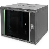 Digitus 9U WALL MOUNTING CABINET, UNIQUE 509X600X600 MM, COLOR BLACK (RAL 9005) (DN-19 09U-6/6-SW)