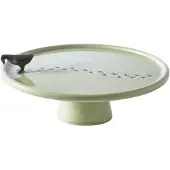 Pols Potten - Duck tarjoiluvati jalalla 30x8,3 cm vihreä