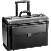 D&N Business & Travel 2-pyöräinen Lentäjän matkalaukku 23 cm Musta