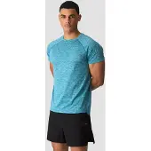 ICANIWILL Training Mesh T-shirt Men Lagoon Blue
