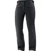 Salomon Women's Edge Pant Deep Black Hiihto- & lasketteluhousut XXL/Short