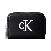 Calvin Klein Bold Ck Medium Zip Around - Black - ONE SIZE