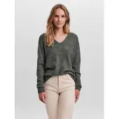 Vero Moda Neulepaita 'Lefile' tummanvihreä