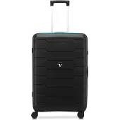 Roncato Skyline 2.0 Neon 4-pyöräinen vetolaukku 70 cm Musta