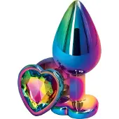 NSNovelties Anaalitappi Multicolor Heart, koko M