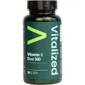 Vitalized Vitamin C Duo 500 90 kaps ravintolisä