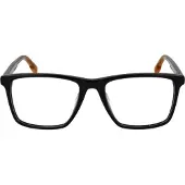 Hackett London HEK1310 51/17/145 kiiltävä musta asetaatti miesten silmälasit HEK1310