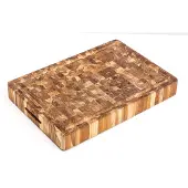 Teakhaus - Butcher Block Leikkuu- ja Tarjoilulauta 52x36 cm Tiikki