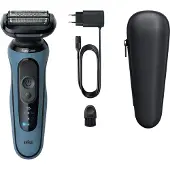Braun Series 5 52-A1000s märkä- ja kuiva-ajoon -parranajokone, sininen