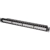 Logilink NK4045, Telinekiinnitys, 1U, Musta, Metalli, 444 mm, 44,2 mm