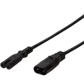 Logilink 2m, IEC 60320-C8/IEC 60320-C7, 2 m, C7 liitin, C8 liitin (CP129)