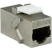 Logilink NK4017, Tasainen, Hopea, Valkoinen, RJ-45, RJ-45, Naaras, Naaras