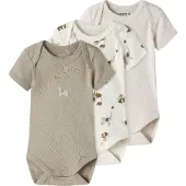 Name it Nbnbody 3P Ss Animal Noos - Beige - 56