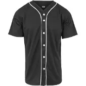 Urban Classics Paita 'Baseball' musta / valkoinen