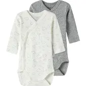 Name it Nbnbody 2P Ls Wrap Cloud Noos - Cream - 62