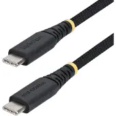 StarTech.com 2.0 USB-C -kaapeli, PD 60W, punottu, 2m, musta