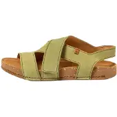 El naturalista unisex. 2579912G1005_0G3 Leather Sandals N5799 Balance green (46), 1 to 3 cm, Velcro, Casual