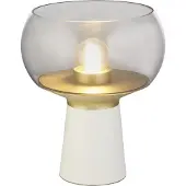 Searchlight Pöytävalaisin X Goblet, Valkoinen/opaali, Olohuone/ruokailutila, Metalli, Moderni