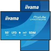 Iiyama – 50" 3840x2160 UHD VA Haze 25% 500cd (LH5075UHS-B2AG)
