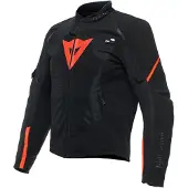 Dainese Smart Jacket LS Sport D-Air tekstiilitakki Musta/Punainen Miehet, size 64