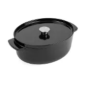 KitchenAid Valurautapata soikea 30 cm/5,6 litraa, onyx black