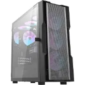 Darkflash DK431 Mesh computer case (black) + 4 ARGB fans