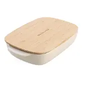 KitchenAid Uunivuoka kannella 39x23,5x7,5 cm, creme